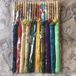 Set of 10 Bamboo Chopsticks